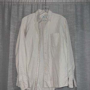H&M Cream Casual Button Down Shirt